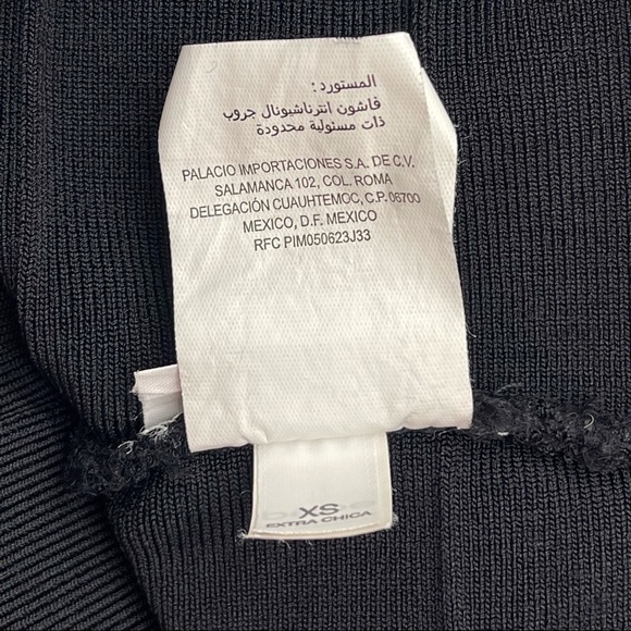 Bebe Womens Knit Pencil Midi Skirt Slim Silhouette Black Size XS X-Small - Picture 9 of 11